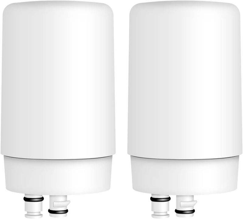 Overbest Faucet Water Filter, Replacement for Brita® Filter, Brita® Faucet 36311 on Tap Water Filtration System, 100 Gallons or 4 Months, White (2 Packs) - Image 1